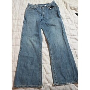 VTG Abercrombie & Fitch Jeans Men 32x32 5 Pocket Low Rise Boot Y2K Distressed